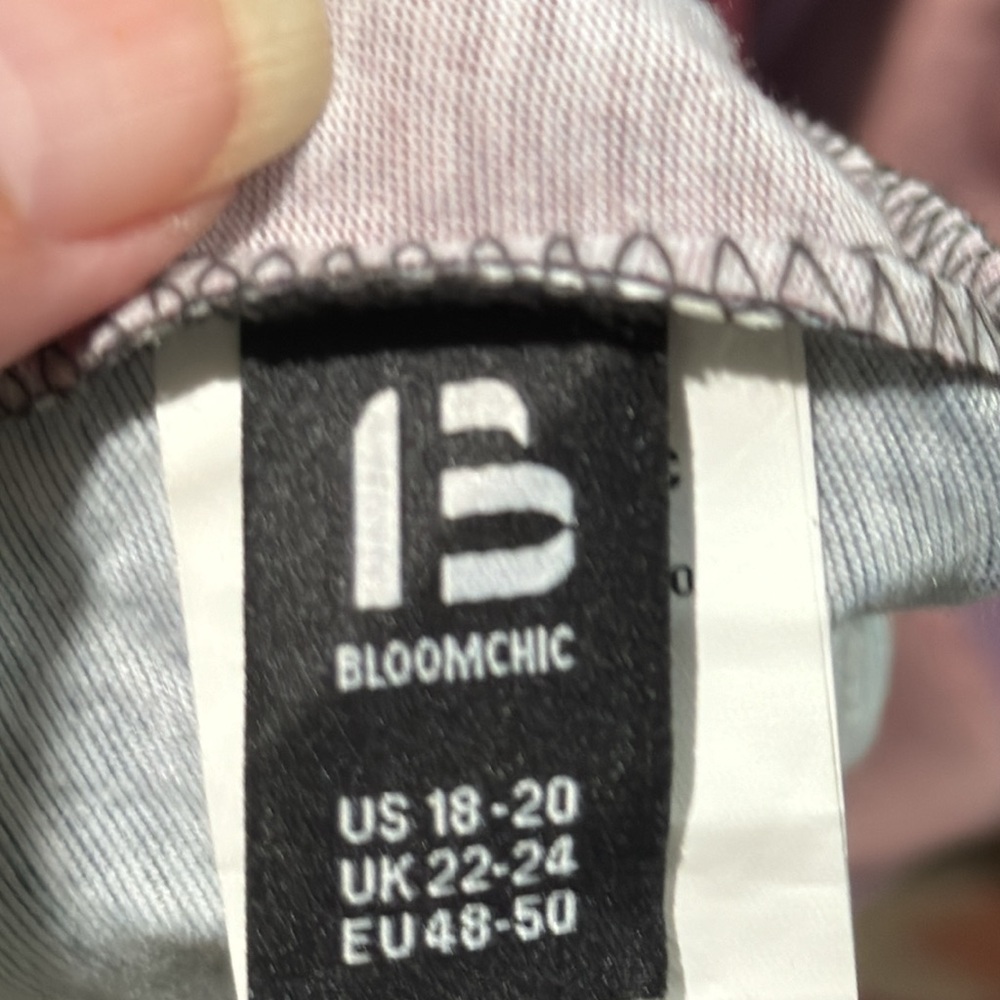 Bloomchic Solid Patchwork Pocket Striped Flutter … - image 6